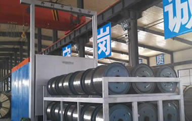 博源線(xiàn)纜鋁絲線(xiàn)纜時(shí)效爐照片